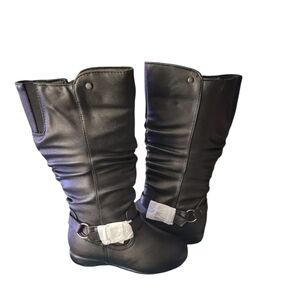 Dominique Nicole Girl's Black Boots